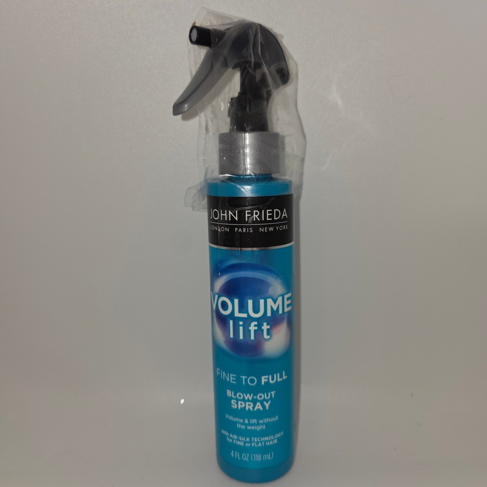 John Frieda Volume Lift Blow-Out Spray Unisex 4oz Blue New Air-Silk Technology